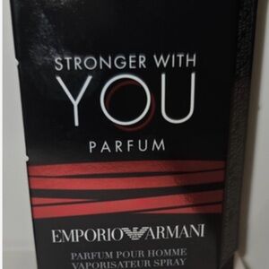 Giorgio Armani Black Bottle with Red Accent Spray Sample